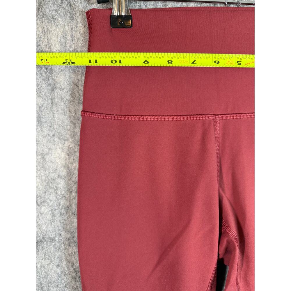 Lululemon Wunder Under Crop High Rise Sz 4 Chianti Luxstreme Leggings 21" Inseam - Picture 6 of 8